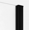 NEW TRENDY Drzwi wnękowe 180x200 Prime Black, podwójne D-0345A